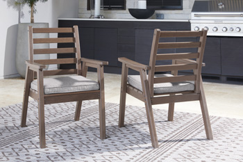 Arm Chair With Cushion (2/CN)