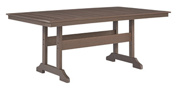 RECT Dining Table w/UMB OPT